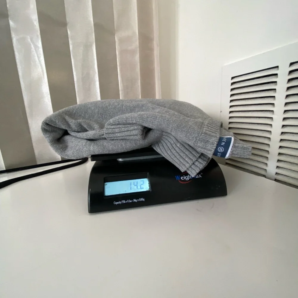 Karen Scott Sizes L 100% cotton Heather Gray Button-Accent Sweater